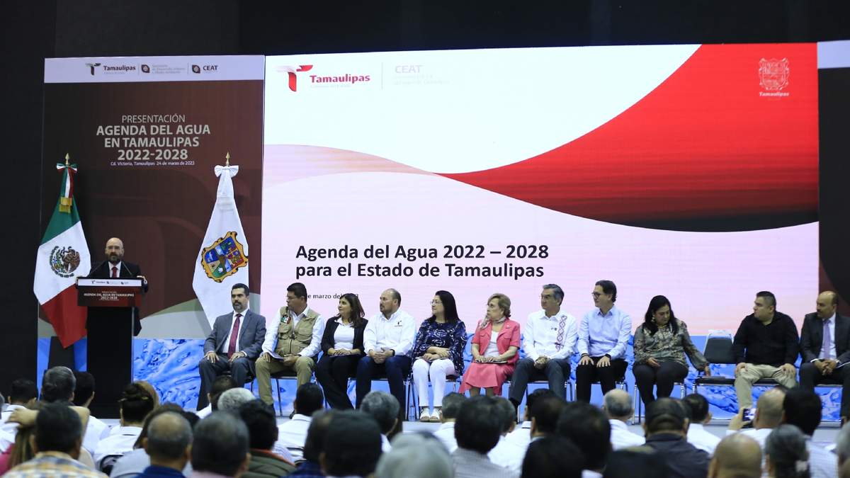 Es tiempo de actuar para garantizar derecho al agua; presenta gobernador de Tamaulipas  “Agenda del Agua”
