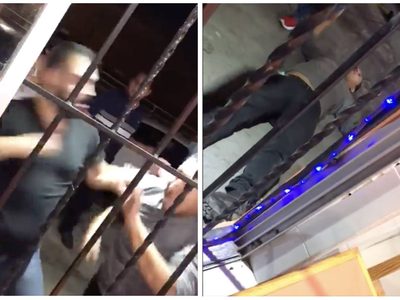 Un hombre defiende a una mujer de acosadores y se viraliza como "El Caballero del Amor" (Video)