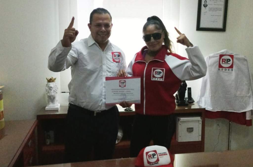 Mariana "La Barby" Juárez se unió al partido político Redes Sociales Progresistas