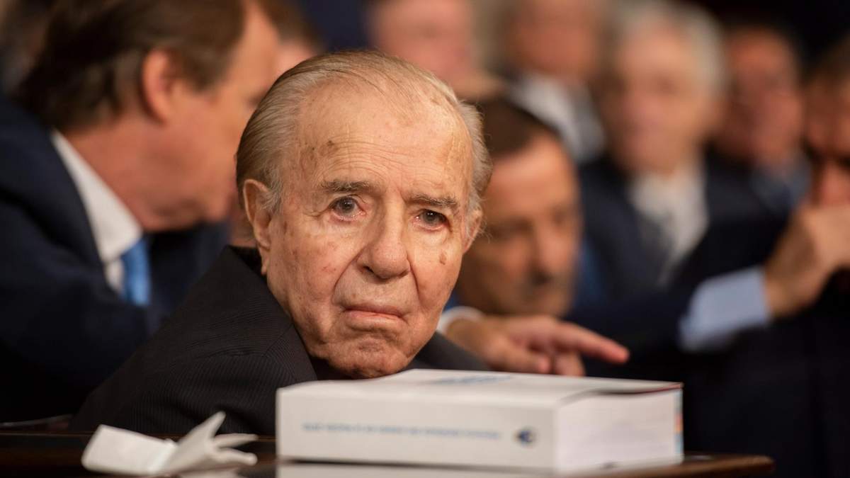 Carlos Menem, expresidente. Fuente: (Twitter)