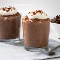 No tires el arroz que te sobró y prepará esta mousse de chocolate con 2 ingredientes que es un antes y un después