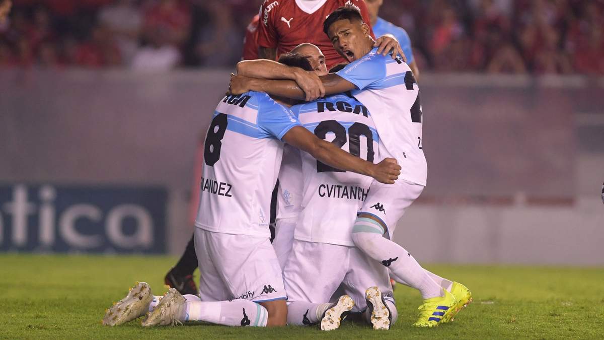 Racing, en la última victoria contra El Rojo. Fuente (Instagram)