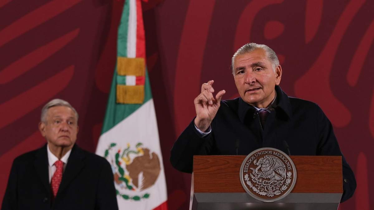 AMLO y Adán Augusto en la mañanera