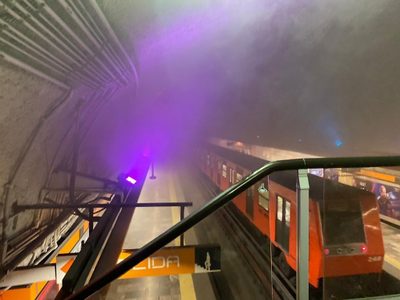 "Por humo", Metro suspende servicio en estación Barranca del Muerto de Línea 7 (Video)