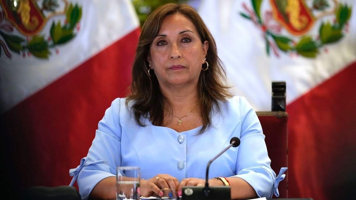 La presidenta peruana Dina Boluarte