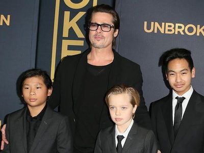 Esta fue la reacción de los hijos de Brad Pitt tras su discurso en los premios Oscar ¡Imperdible!