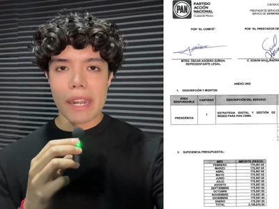 Morena exhibe que joven convocante de marcha Gen-Z trabaja para el PAN