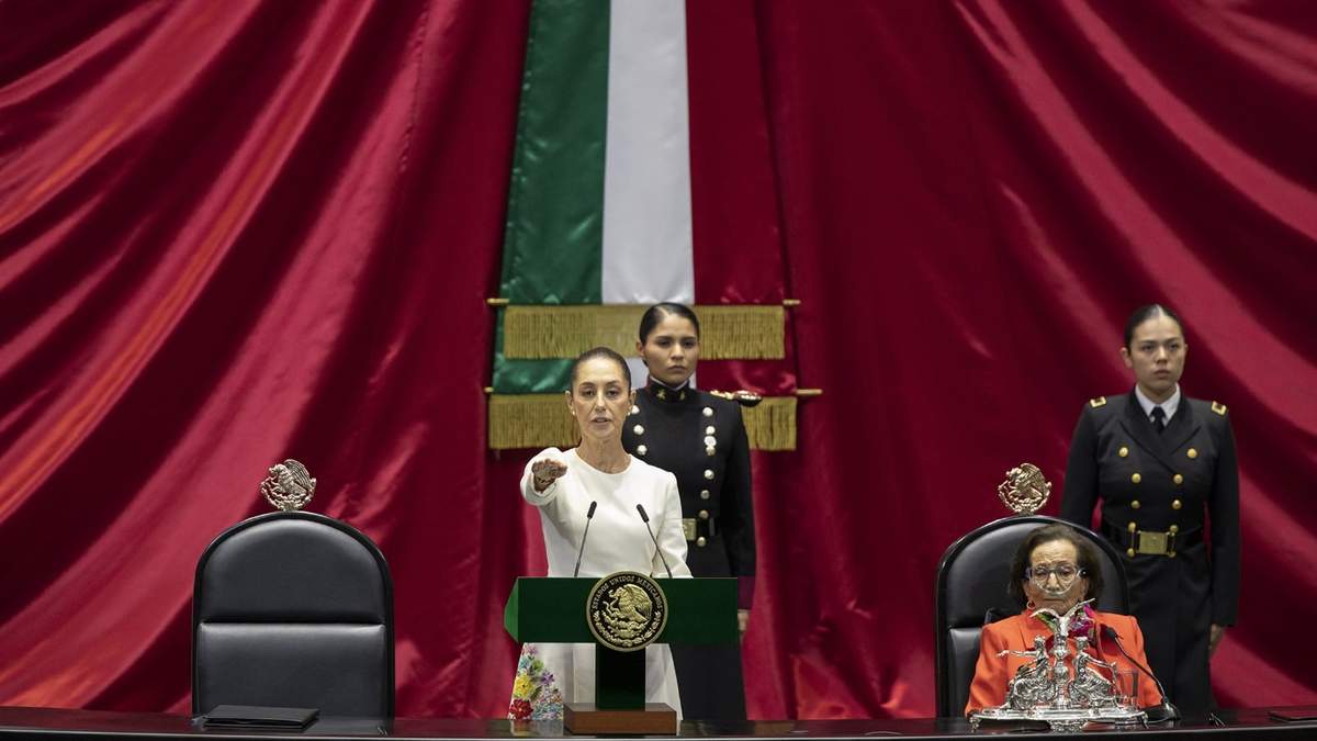 1 de octubre. Asunción de Claudia Sheinbaum como la primera presidenta de México
