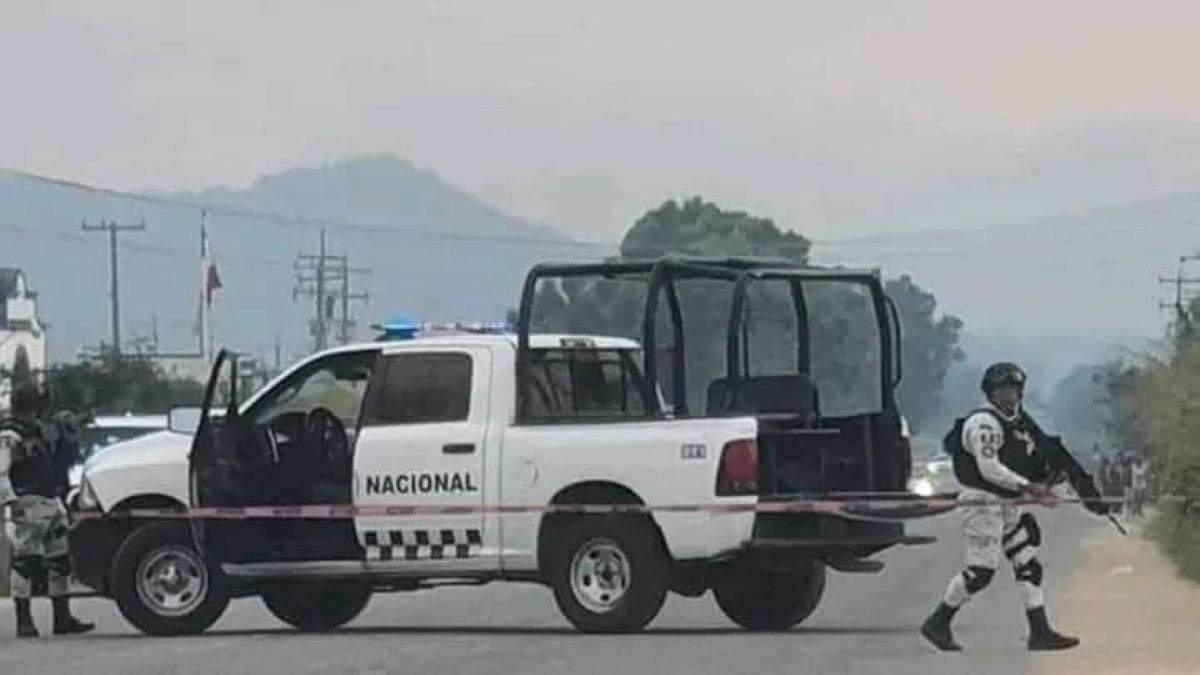 Una patrulla de la GN en Ocozocoautla