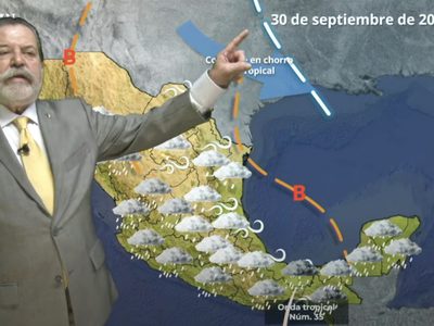 Onda tropical 35 provocará chubascos y lluvias intensas el martes en los siguientes estados
