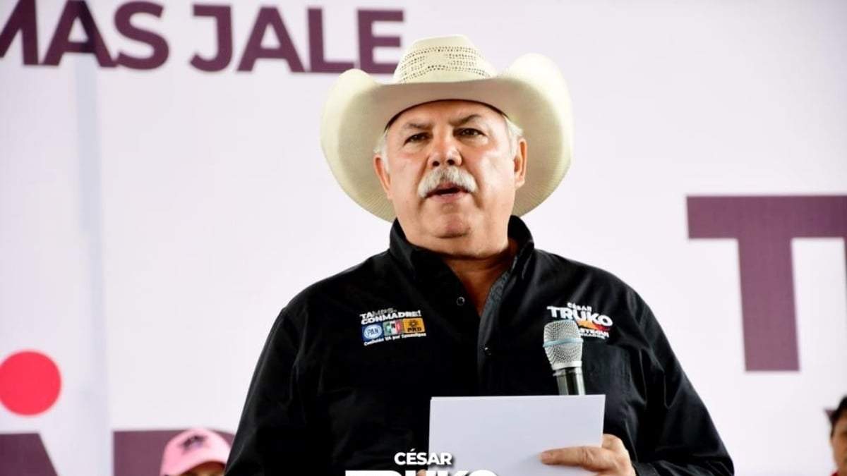 César Verástegui Ostos, El Truko, candidato a la gubernatura por la alianza Va por Tamaulipas