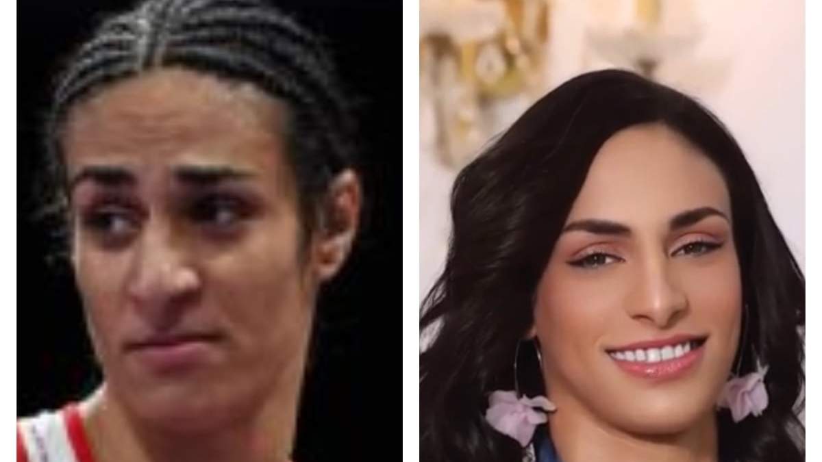 La boxeadora argelina Imane Khelif antes y después de París