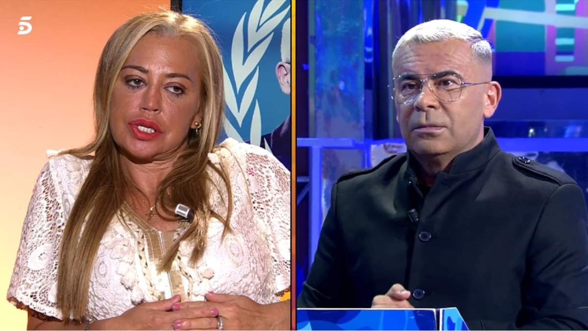 Belén Esteban y Jorge Javier Vázquez. Fuente: (Twitter)
