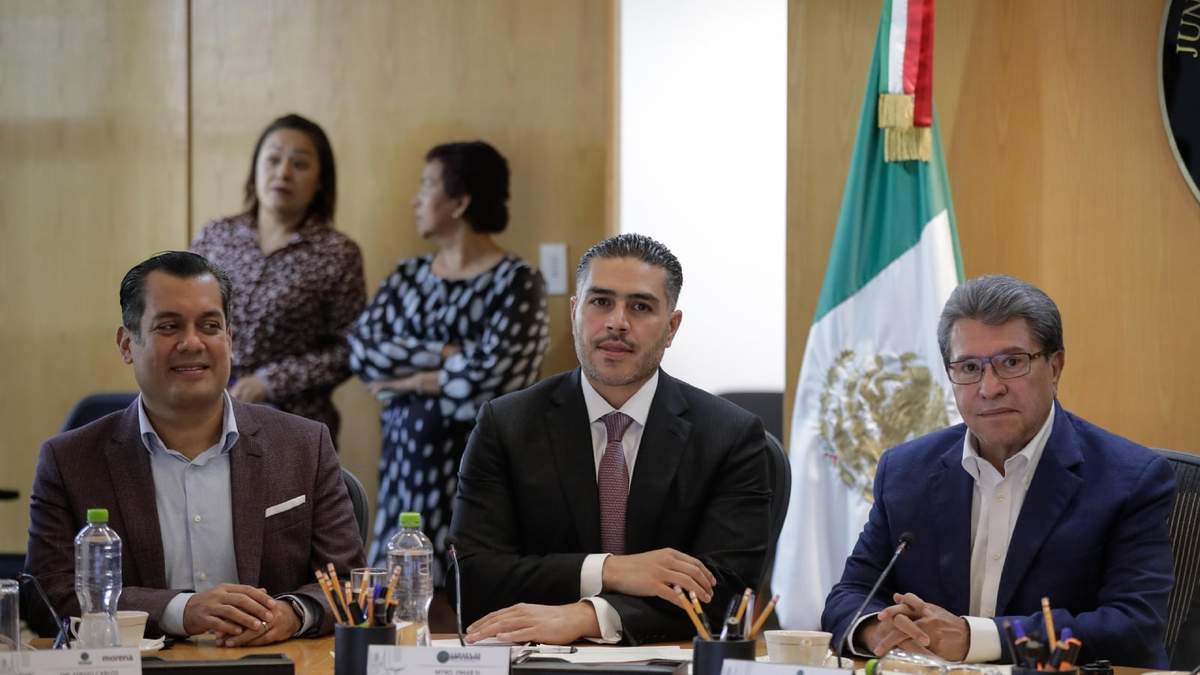 Reunión de la Jucopo con García Harfuch