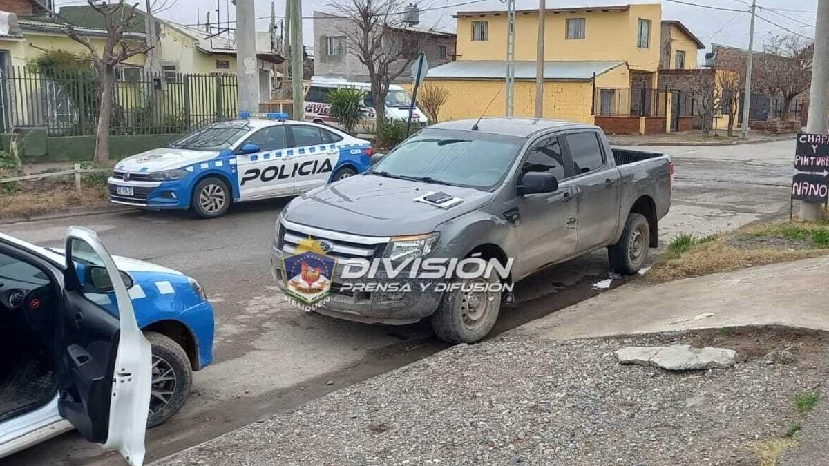 La camioneta robada en el 2021. Fuente: (Policía Neuquén).