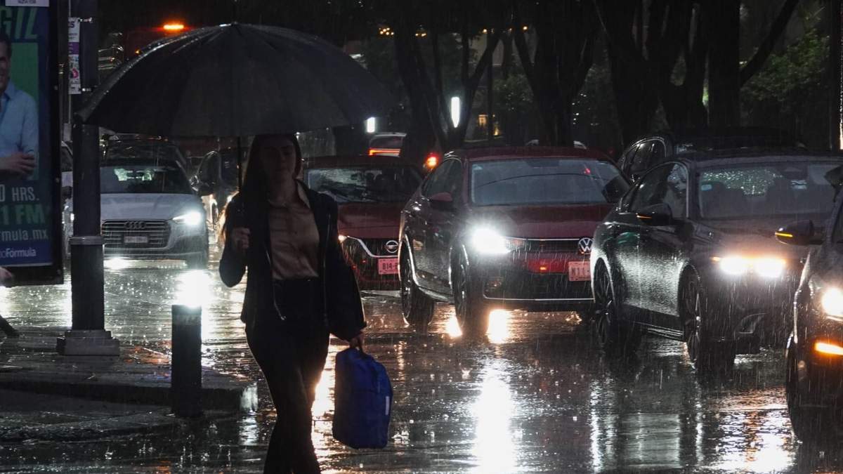 Se prevén chubascos y lluvias fuertes también en la CDMX