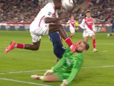 La FFF dice que Singo del Mónaco debió ser expulsado por causar traumatismo facial a Donnarumma