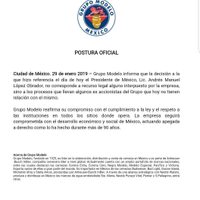 Grupo Modelo responde a AMLO; niega haber pedido devolución de impuestos