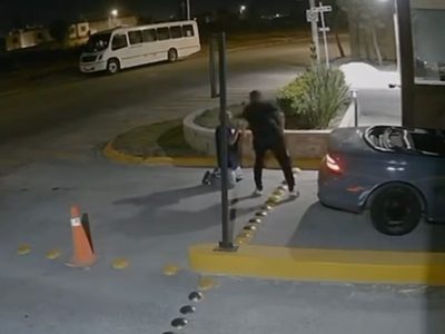 Sujeto da golpiza a guardia de seguridad de 72 años en Saltillo; ya fue detenido (Video)