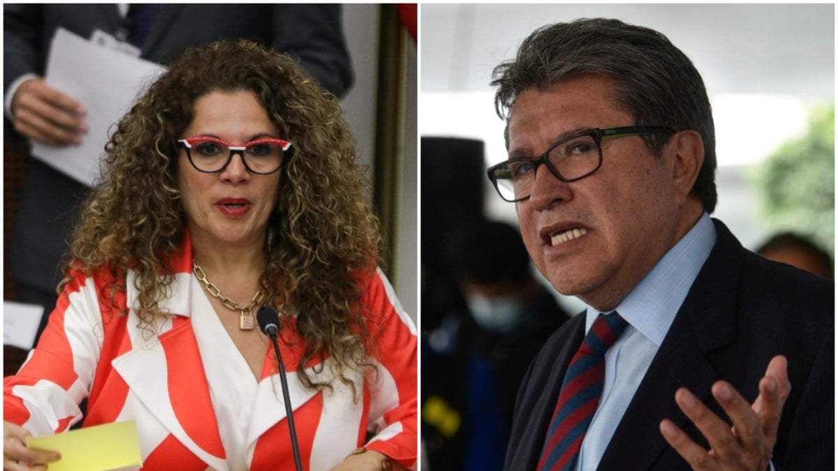 Rocío Abreu y Ricardo Monreal, senadores de Morena