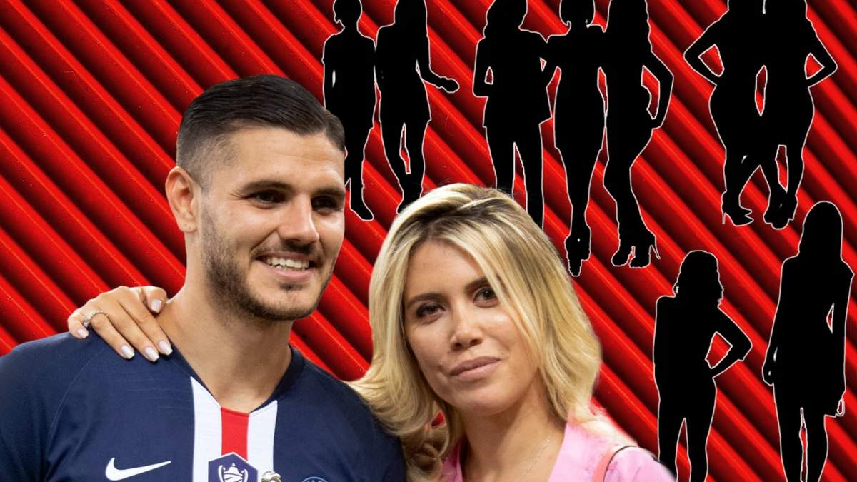 Mauro Icardi y Wanda Nara. Fuente: (Minuto Neuquén)