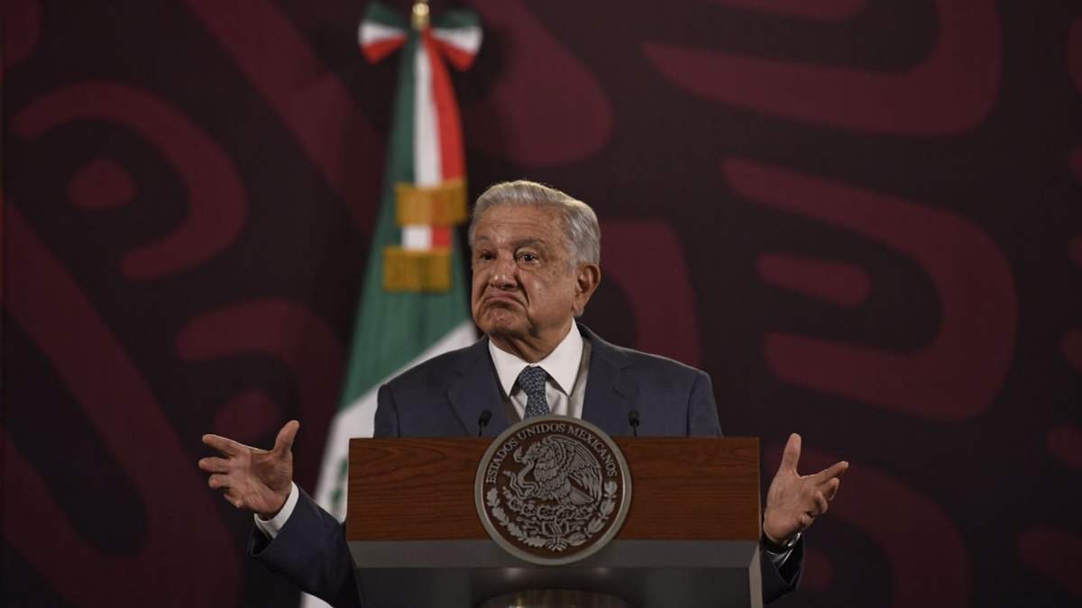 El presidente Andrés Manuel López Obrador en la mañanera