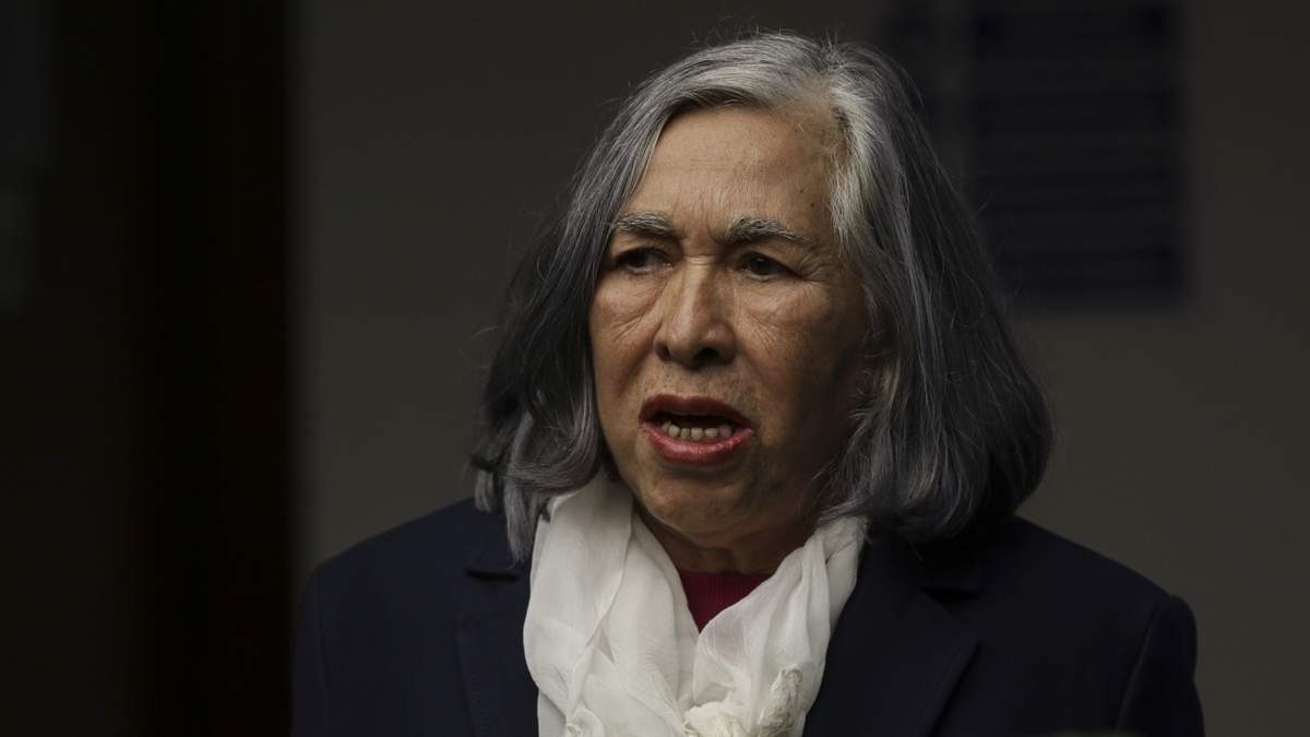 La consejera jur+idica de la Presidencia, María Estela Ríos