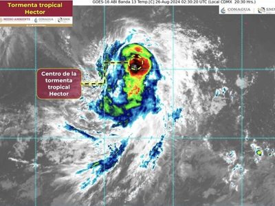 Tormenta tropical Héctor se forma en el Océano Pacífico: esta es su trayectoria