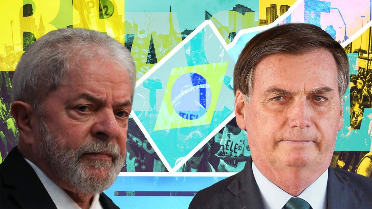 Luiz Inácio Lula da Silva junto a Jair Bolsonaro, candidatos a la reelección en Brasil. Fuente: (Minuto Neuquén)