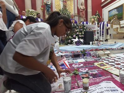 Oran en Teuchitlán por víctimas de desapariciones
