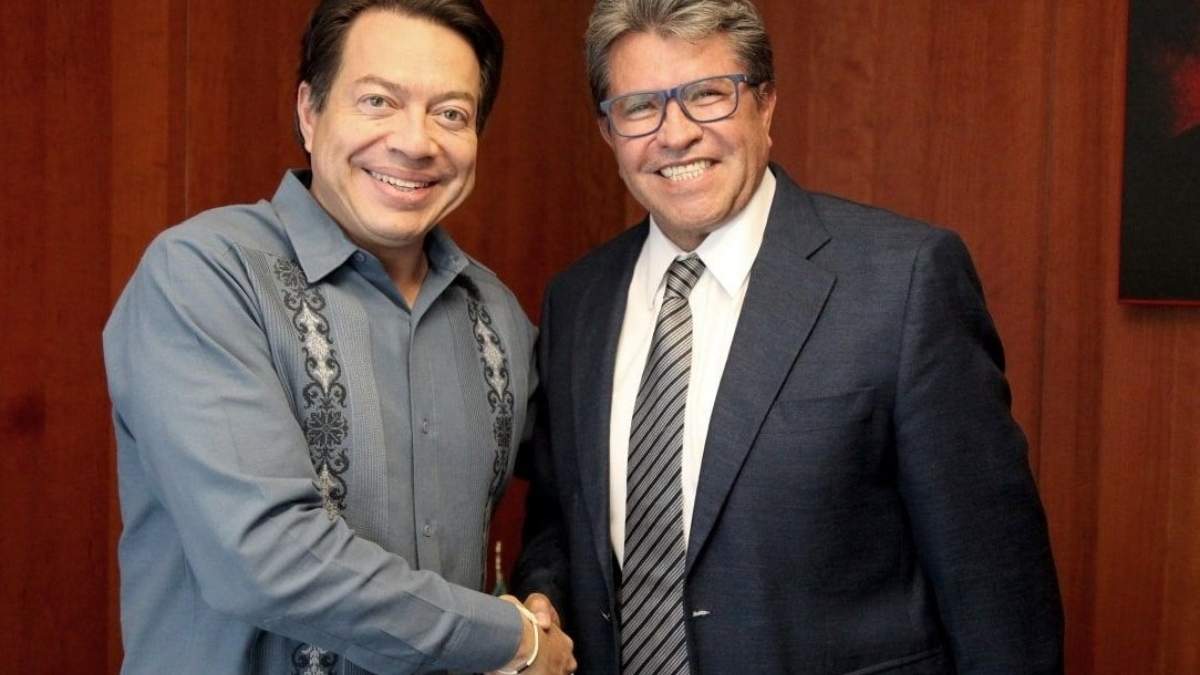 Mario Delgado y Ricardo Monreal