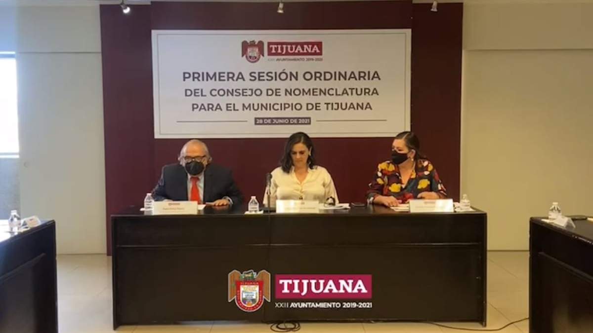 Sesión del Consejo de Nomenclatura para el Municipio de Tijuana