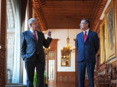 La relación entre México y Colombia es de hermandad, dice AMLO tras recibir a Gustavo Petro