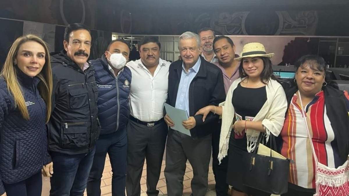 El presidente López Obrador en Tula