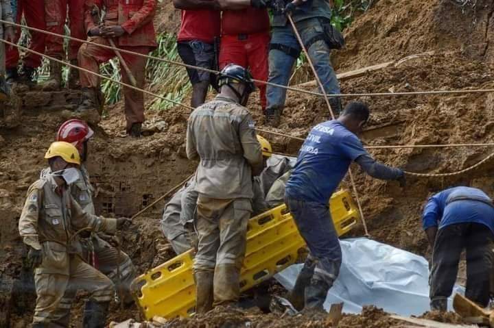 Fuertes lluvias en la ciudad brasileña de Recife