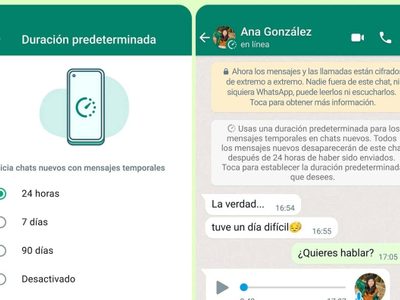 WhatsApp ya permite activar mensajes temporales de forma predeterminada y elegir otras duraciones