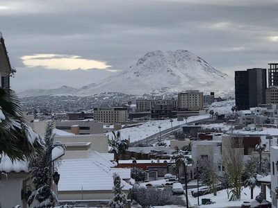 Reportan nevadas en 30 municipios de Chihuahua por frente frío 24