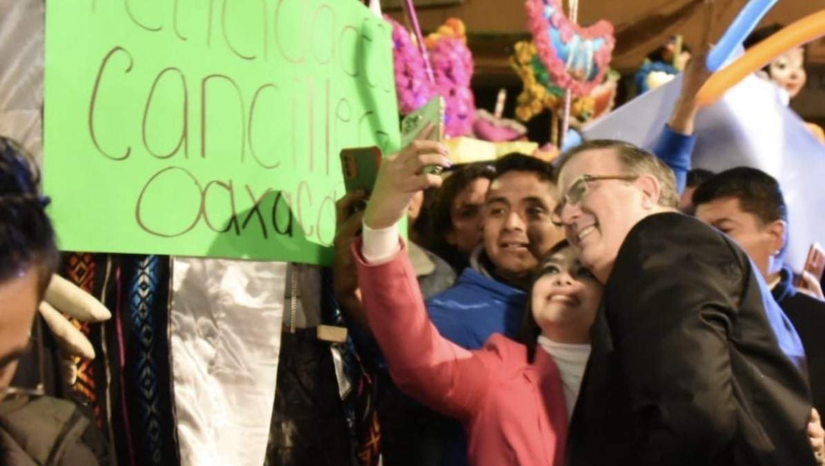 El canciller publicó esta imagen en redes sociales