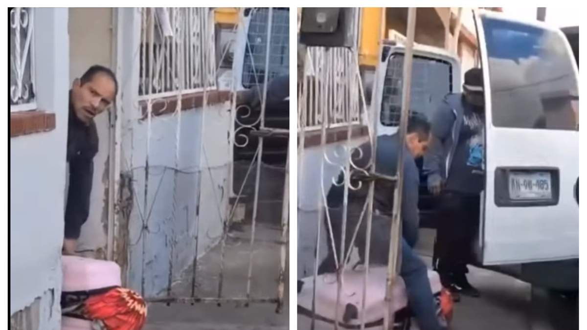El momento en el que el agresor saca al perrito “Chato” en una maleta, a la que después prendió fuego