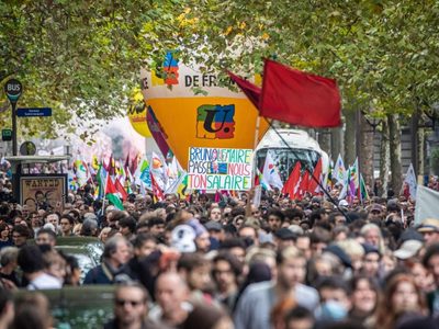 Jornada de protestas en Francia contra los recortes presupuestarios