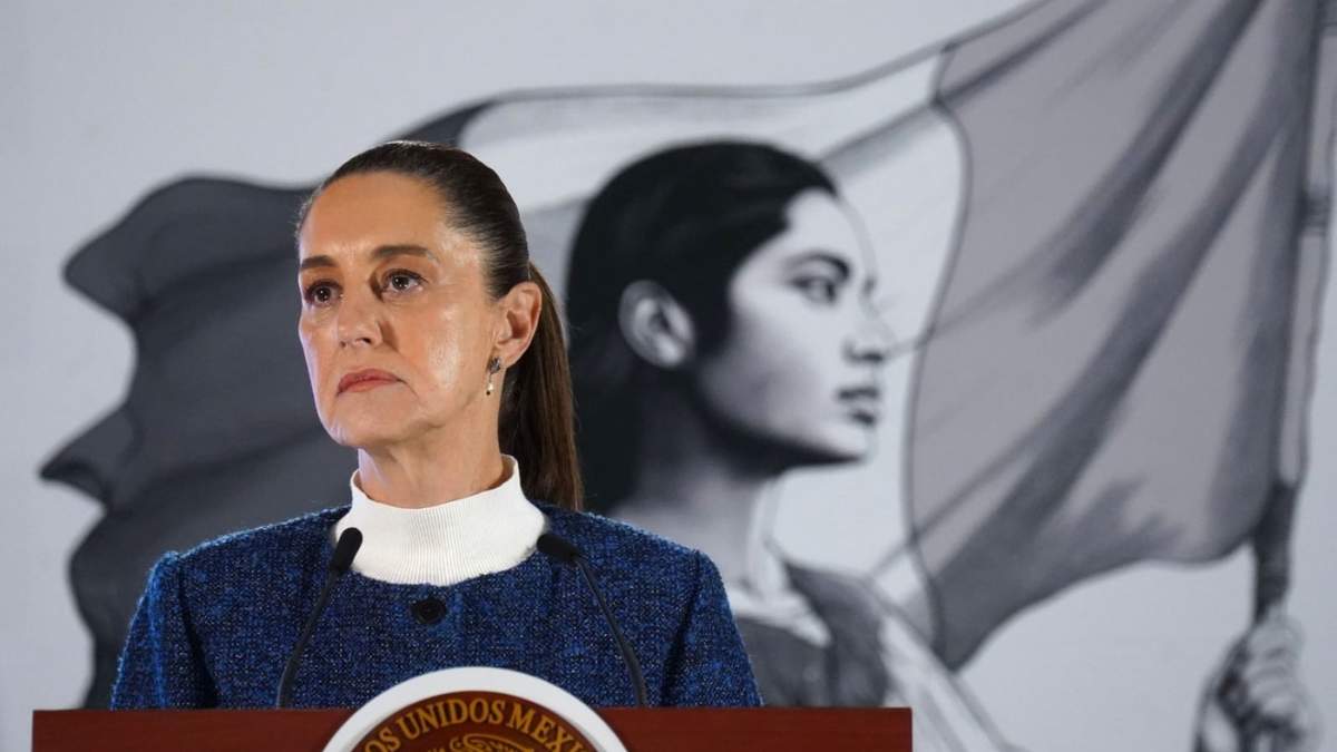 La presidenta Claudia Sheinbaum