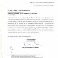 Funcionario destituido de la Conade es reemplazado por su cuñado