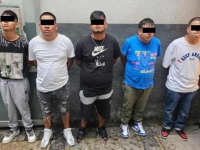 Detienen en la Venustiano Carranza a cinco presuntos integrantes de la Unión de Tepito