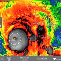 Poderoso huracán "Willa" ya es categoría 5; suspenden clases en Nayarit y Michoacán