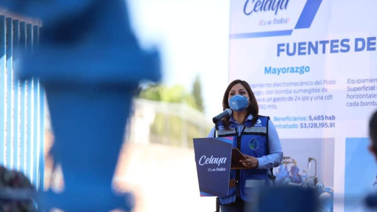 La alcaldesa de Celaya, Elvira Paniagua Rodríguez