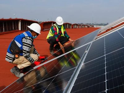 Sheinbaum presume un avance del 38% de la Central Eléctrica Fotovoltaica en la Ceda