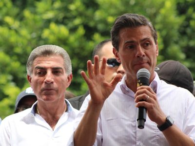 El reclamo a Peña en Pilcaya: '¿Por qué no traes comida?”