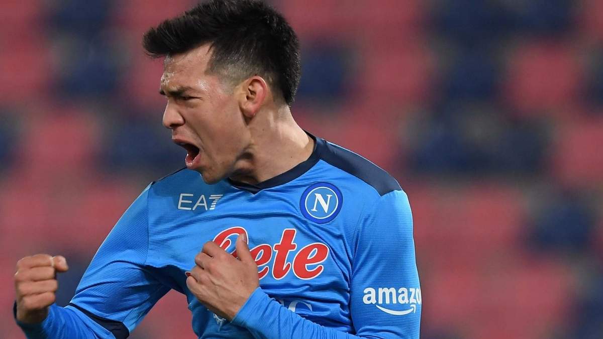 El delantero mexicano del Napoli