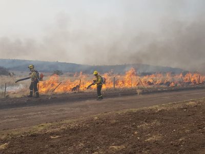 Sigue la lucha contra el fuego en Córdoba: aún hay tres focos activos