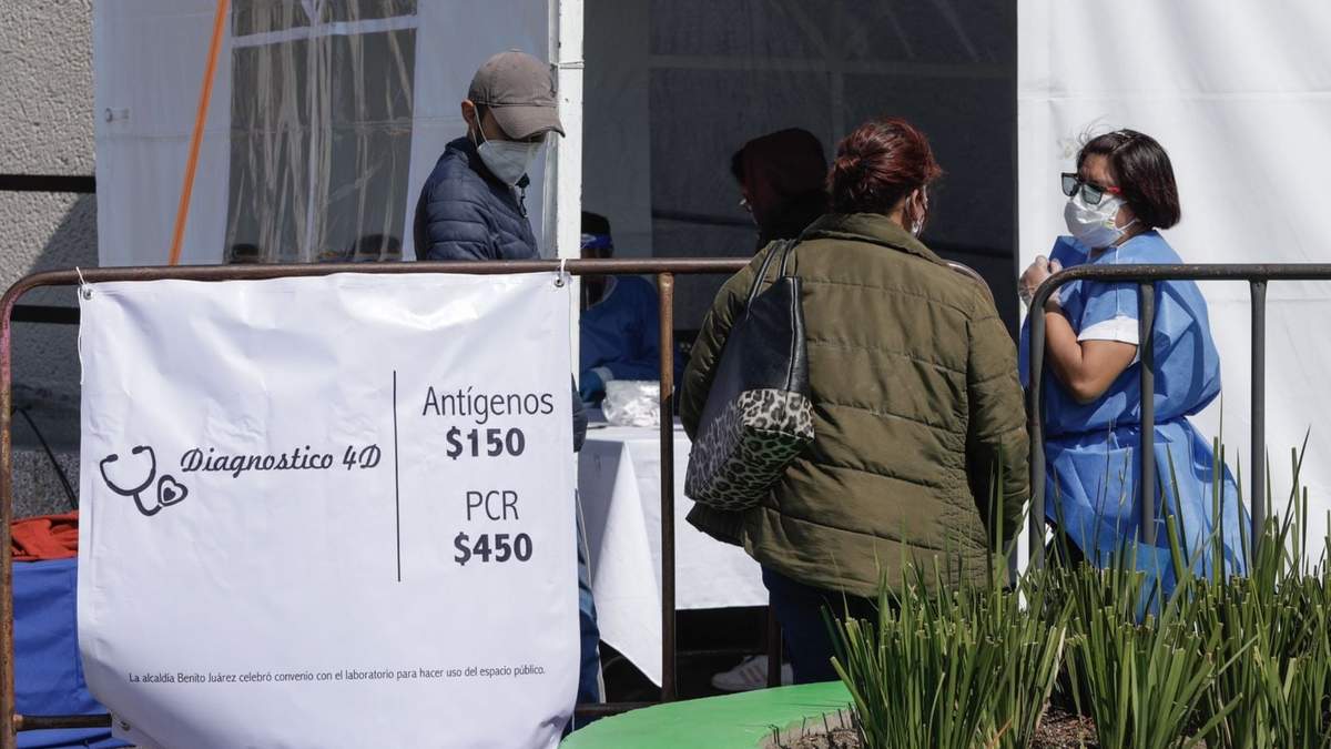 Aplicación de pruebas PCR o de antígenos para detectar covid